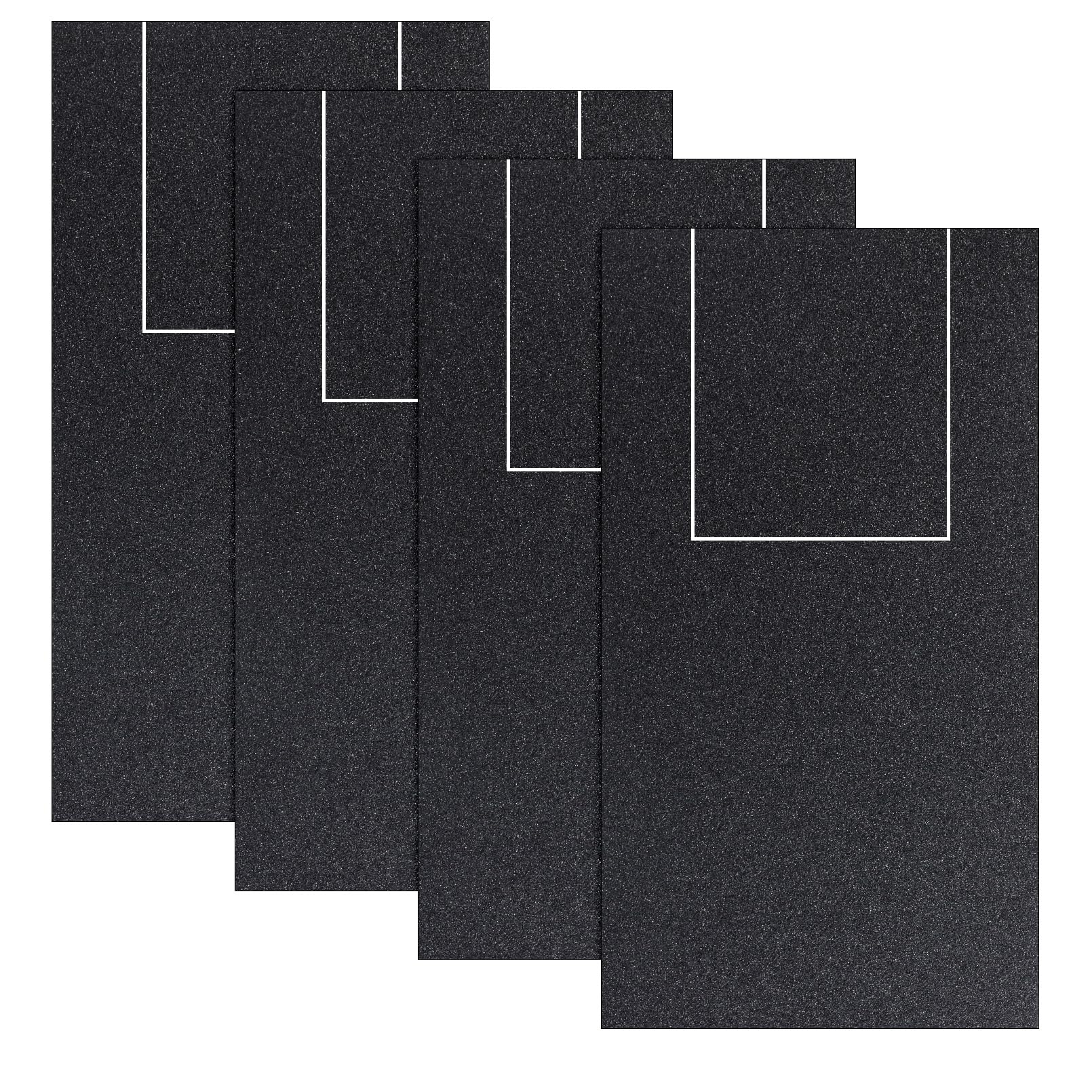 LovIntry 4 PCS Dog Nail Scratch Board Sandpaper Replacement, Self-Adhesive Sandpaper, Suitable M-Shaped Dog Scratch Pad with Treat Box (L, For Pad with Box)