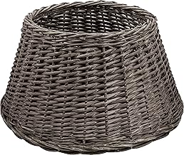 Netagon Under Christmas Tree Skirt Boarder Trim (Natural Rattan 70cm) Christmas Tree Wicker Skirt, Woven Wicker