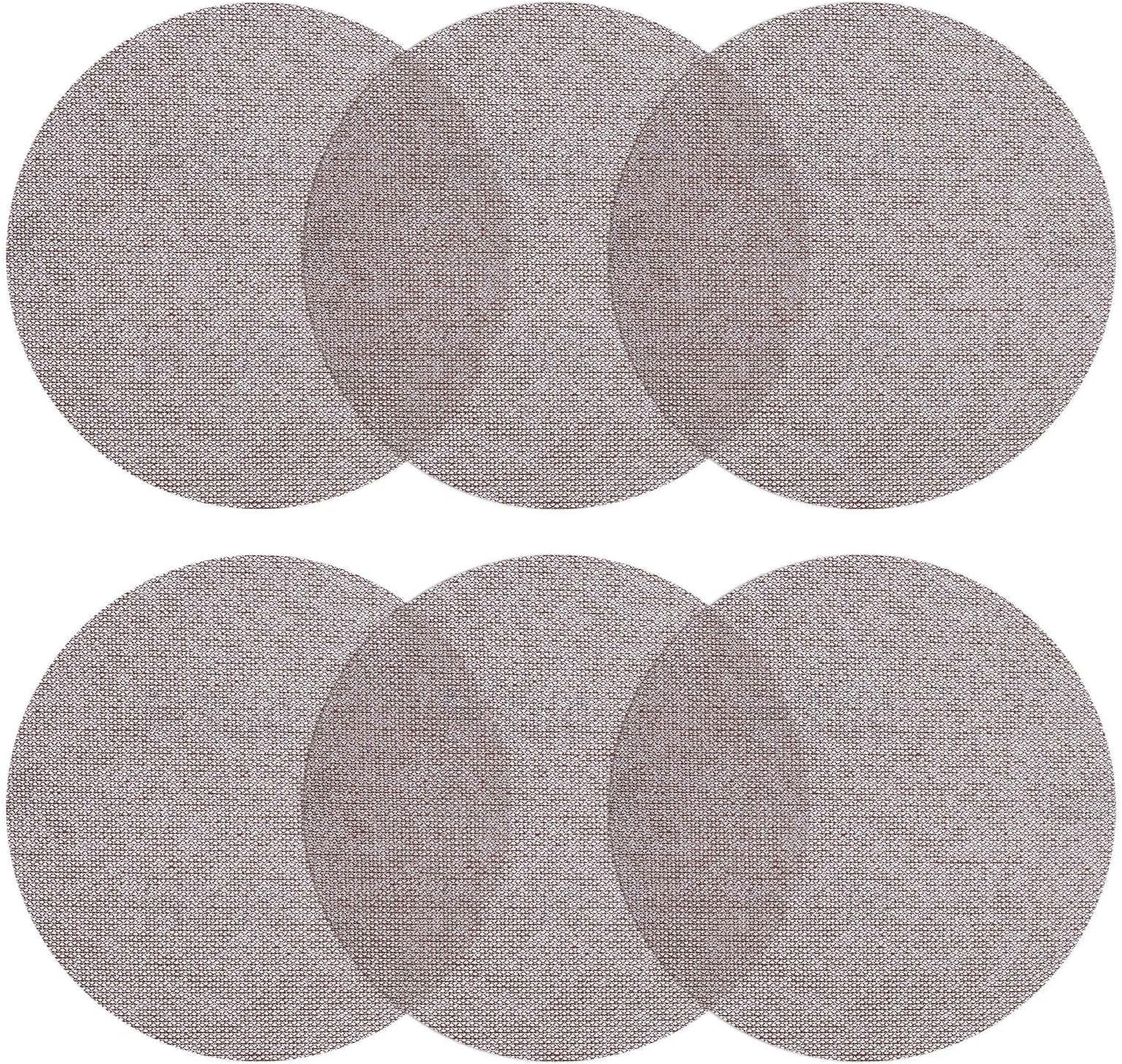 10 Pcs 125 mm Grid Sanding Discs, 320 Grit Anti-clogging Dust-free Hook and Loop Wall Sanding Discs for Wood Paint Car Putty Wall Dust Sanding
