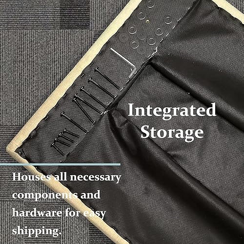 Miniatura 10 de Rosevera Givanna - Cabecera ajustable con tapicería de lino y botones para dormitorio, tamaño King, color natural