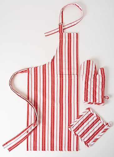 Miniatura 12 de Juego de guantes de horno y agarraderas – Guantes duraderos resistentes al calor – Manoplas gruesas para cocina – Adecuado para cocinar, hornear