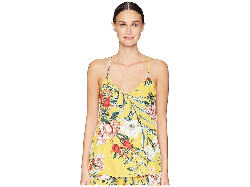 

Maison Du Soir Luella Tank Top (Marigold Floral) Women's Sleeveless