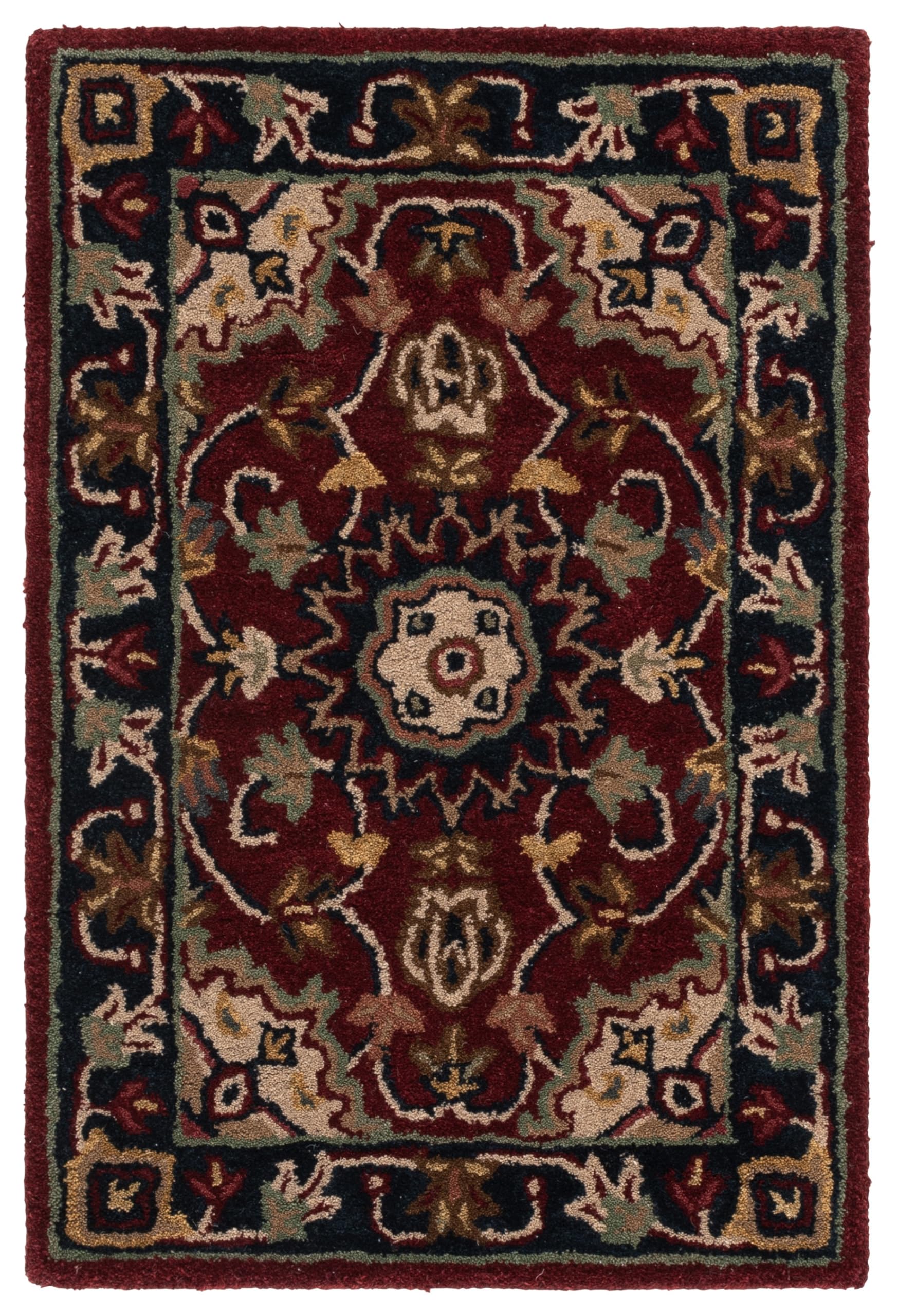 Amazon.com: SAFAVIEH Classic Collection 2' x 3' Burgundy / Navy