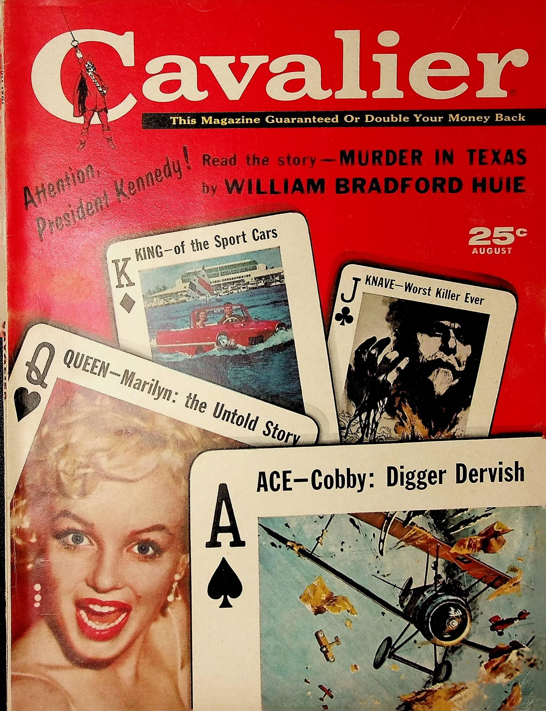 Cover of Cavalier, August 1961