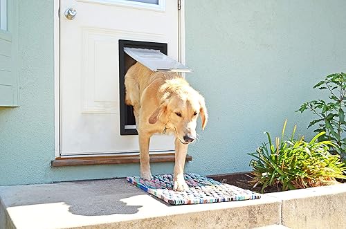 Miniatura 4 de Endura Flap Puerta de mascotas para puertas de una sola solapa  Puerta de perro extra aislada y para clima frío  Puerta de aluminio para mascotas