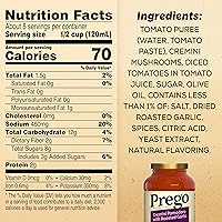 Vista 2 de Prego Cremini Pomodoro con Salsa de Pasta de Ajo Asado, Frasco de 23.5 OZ (Paquete de 6)