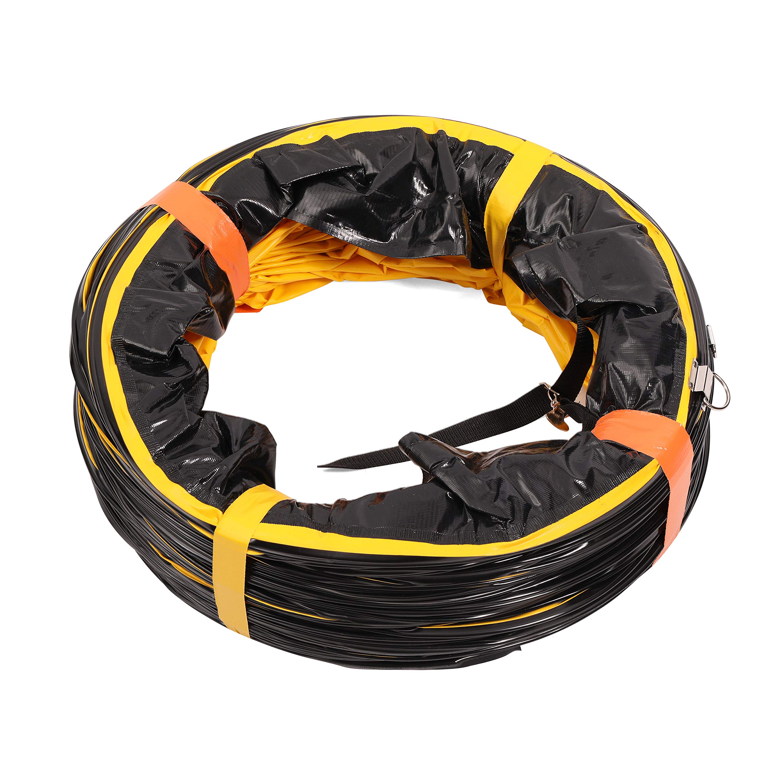 MOUNTO Elastyczny wąż kanałowy PCW do wentylatora wydechowego (50 cm)