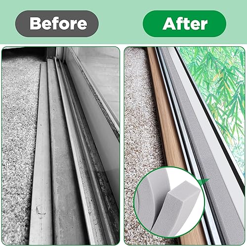 Miniatura 6 de Tlswshsy 3 cintas de espuma para aire acondicionado, 2 x 1 pulgada x 6.5 pies, burlete de espuma de CA no adhesiva con punto de pegamento para aire