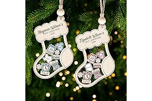 Baby's First Personalized 4D Shake Christmas Ornament 2024