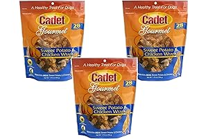 Cadet Sweet Potato Dog Treats Gourmet Wraps