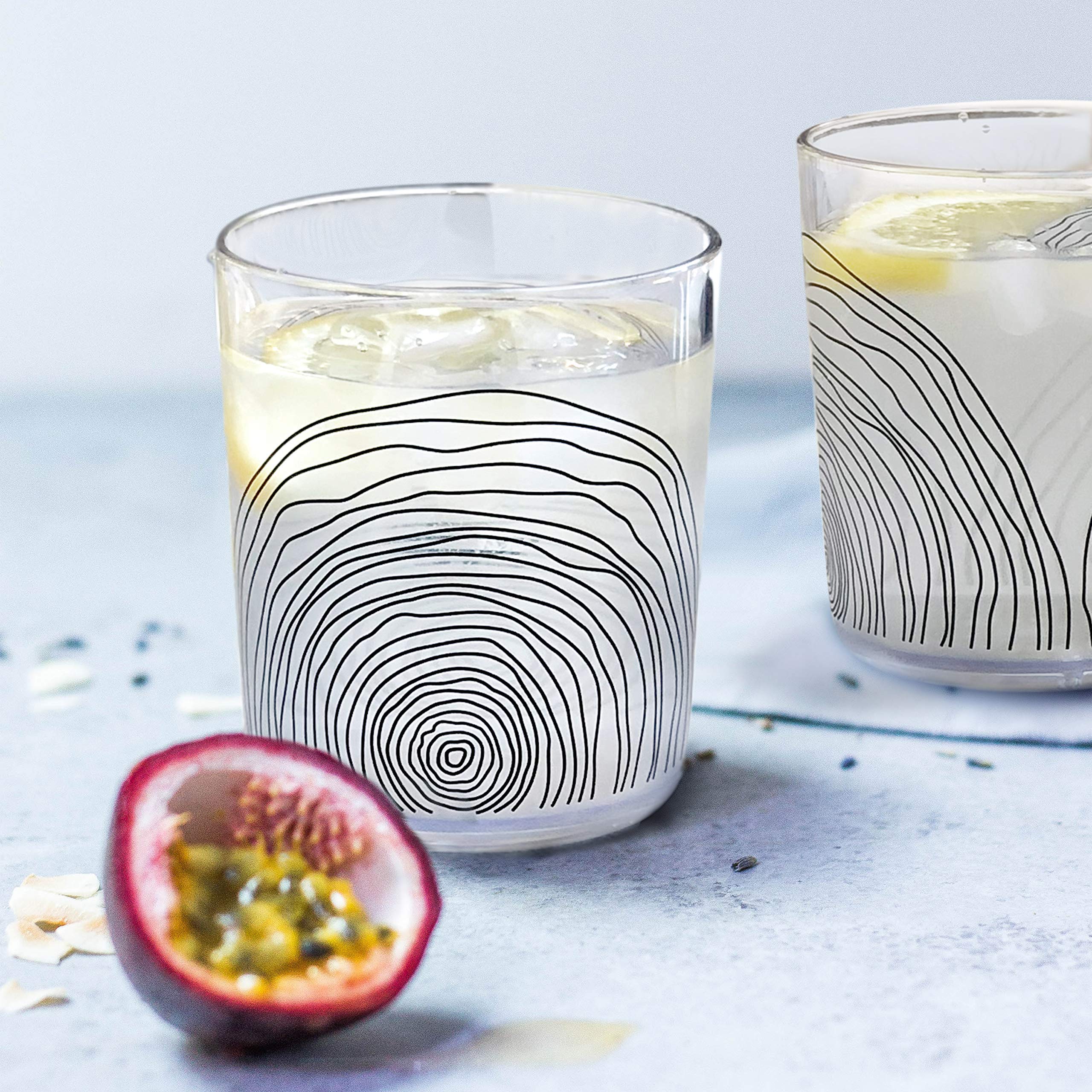 Bzyoo Highball-Gläser Set, 4 Stück, 600 Ml, Bruchsicher & BPA-frei – Perfekt Für Cocktails, Saft & Partys