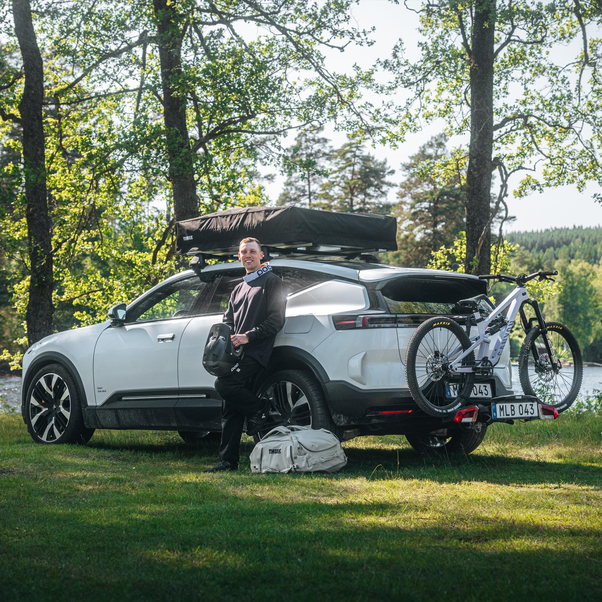 Thule Velolite Portabici Da Gancio Traino Black 1 bike