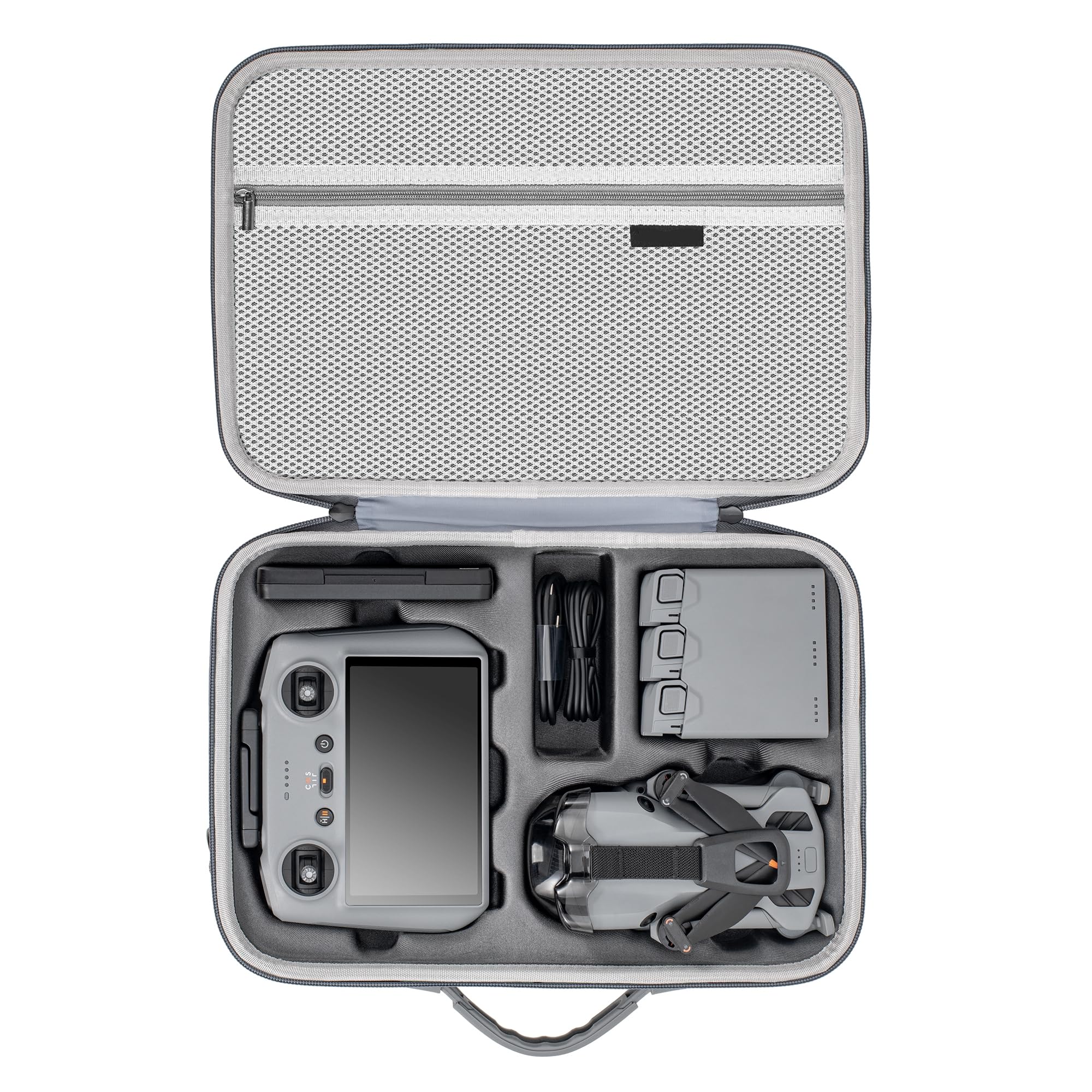 Futerał do DJI Mini 5 Pro, torba na ramię podróżna twarda obudowa podróżna torebka na pilot zdalnego sterowania RC 2, baterie, hub ładowania