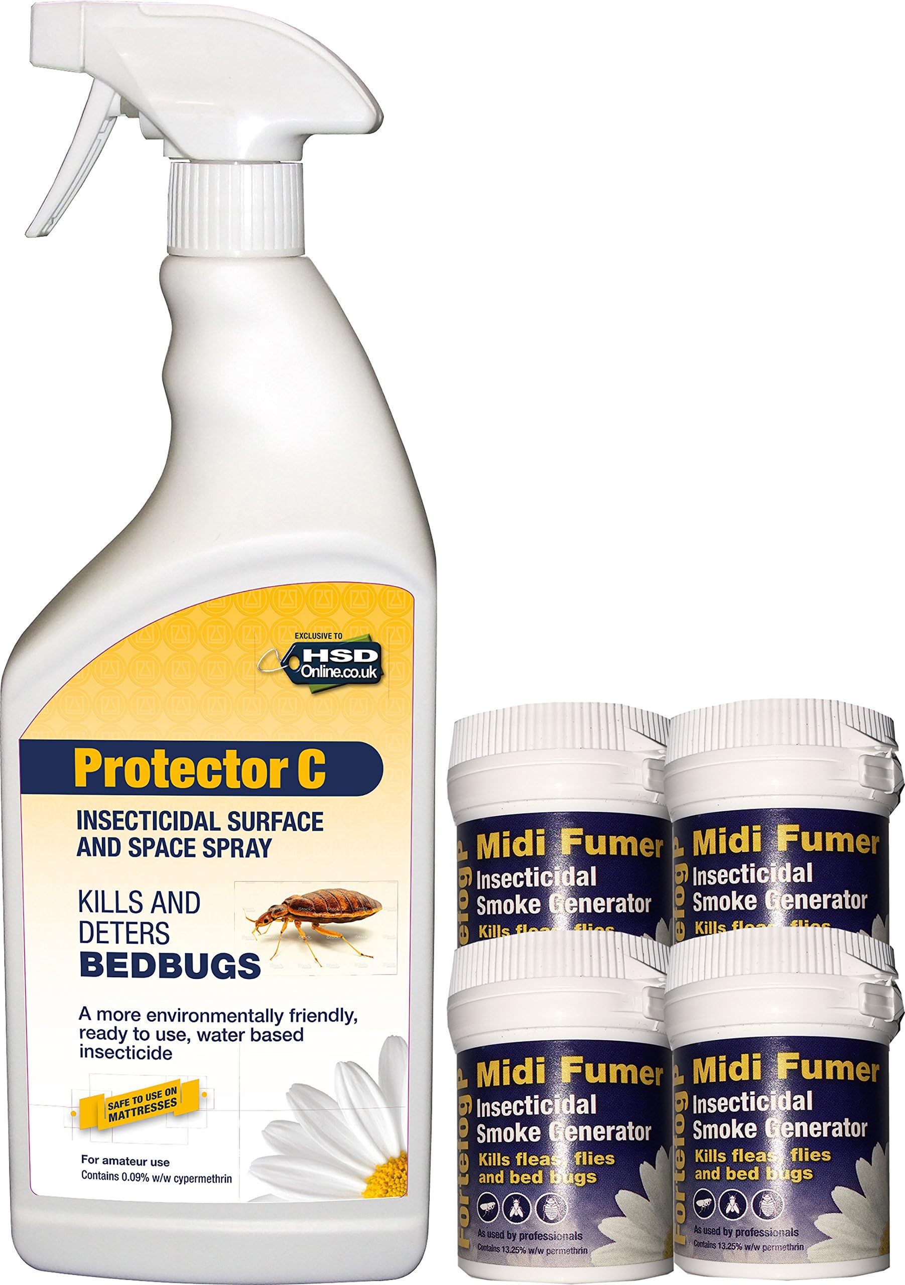 AGROPHARMBed Bug Killer Spray and Midi Foggers Kit for the Home