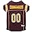 Washington Commanders Pet Striped Jersey