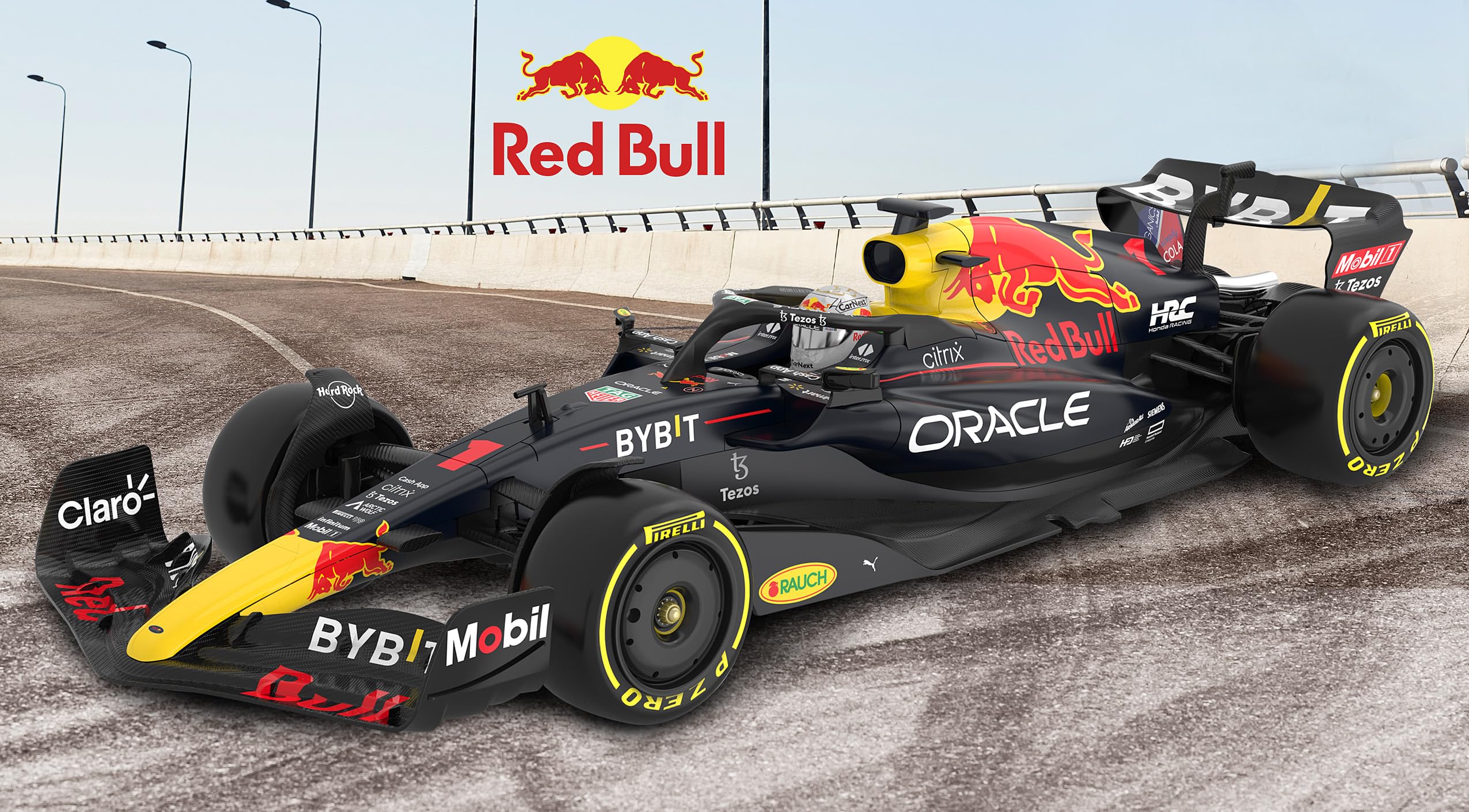 JAMARA Oracle Red Bull Racing RB18 1:12 2,4GHz -originalgetreue Lackierung, inklusive Dekorbogen, RC-Auto