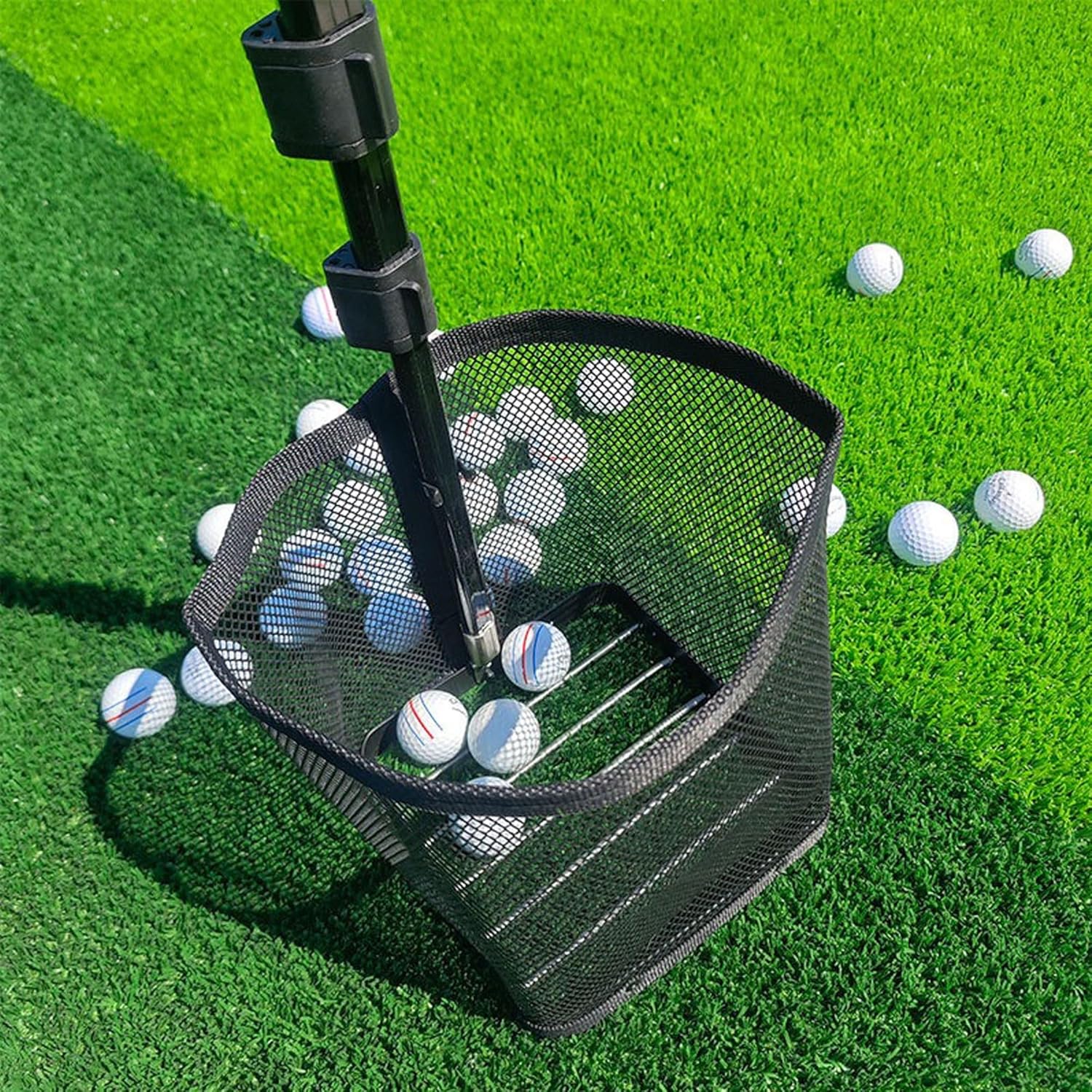 Golf Ball Retriever Telescopic Upper Up to 80+ Balls Golf Ball Collector Picker No Bending Quick Picker for Balls