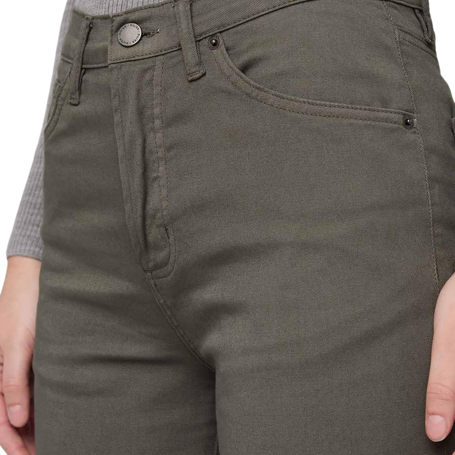 DUER Women's Live Free High Rise Wide Leg, Stretch Cotton Clothing, Casual Travel Pants with Pockets, Soft Trousers