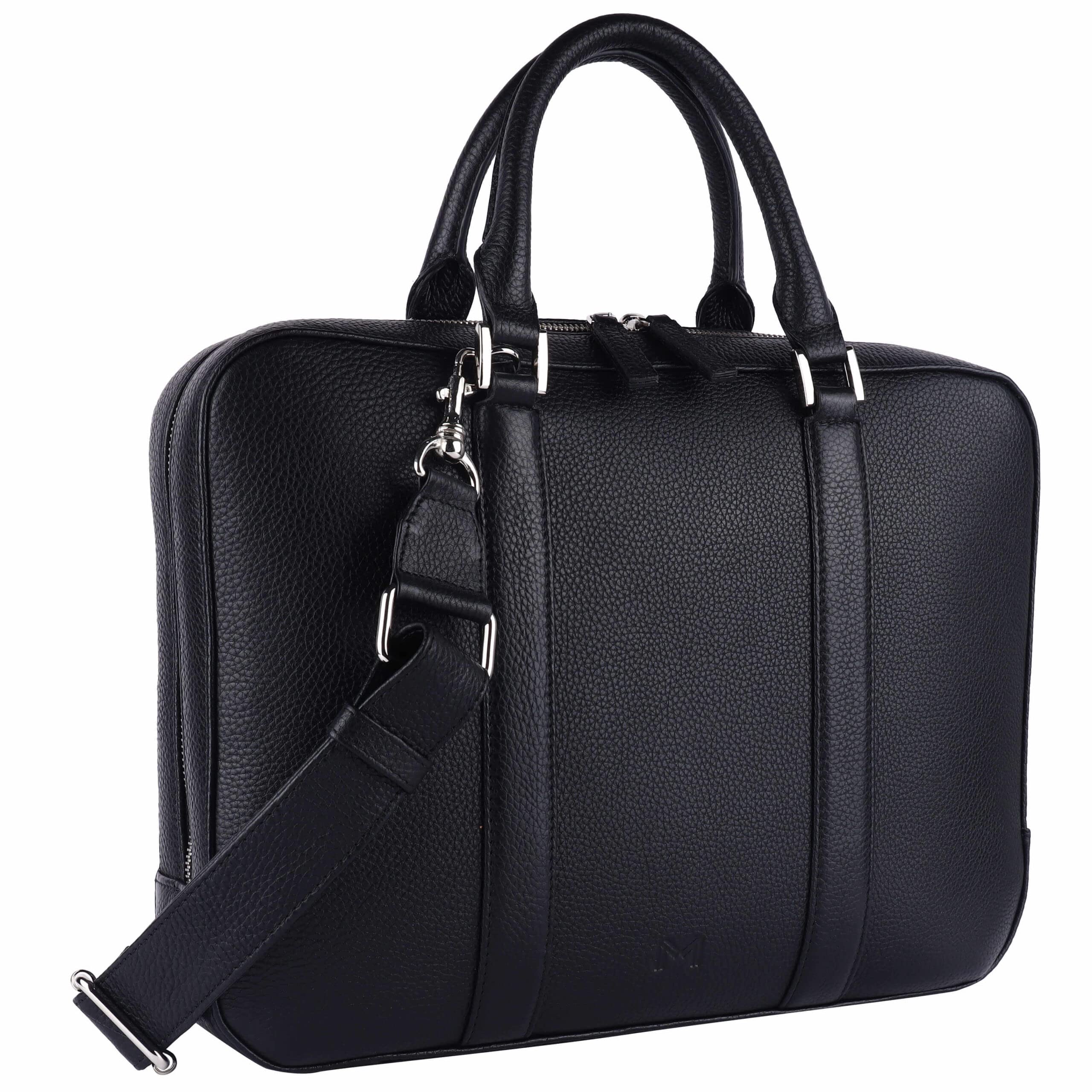 massi miliano Genuine Leather Laptop Messenger Bag | Office Bag | Suitable for 14 inch laptop - Bergamo Collection-picture-14