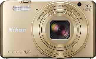 Nikon COOLPIX S7000 Compact Digital Camera - Gold (16.0 MP