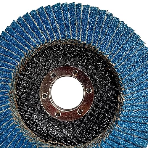 Miniatura 6 de 10 unidades de 4.5 x 78 pulgadas 40 granos de zirconia aleta discos de pulido de papel de lija para moler 13300 RPM