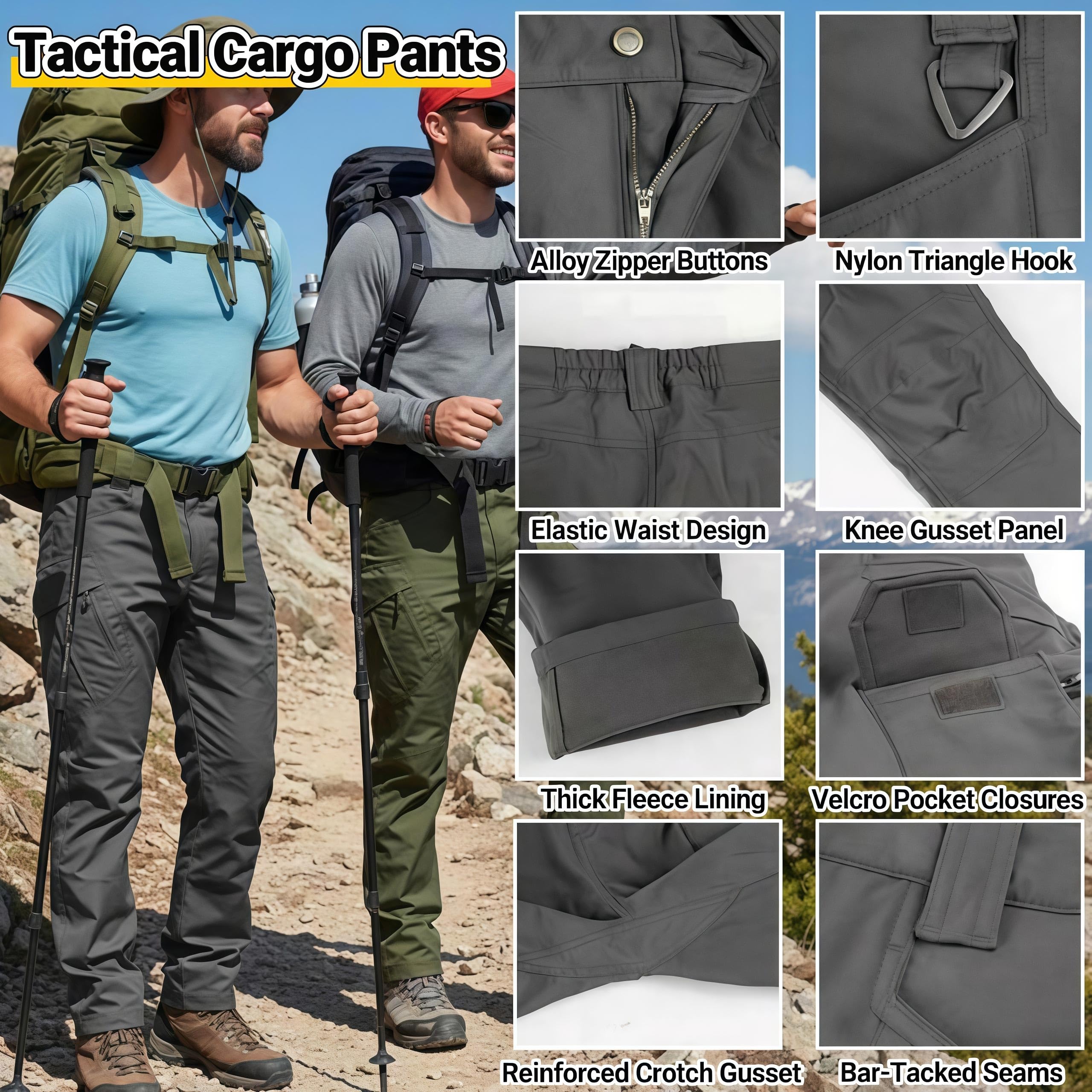 MilitäRische Softshell AnzüGe, Taktische Jacke Und Hose FüR Herren, Wasserdichter Armee Kampfanzug, Jagdbekleidung, Wasserdicht, Leicht, Draussen, Kapuzenpullover, Hose