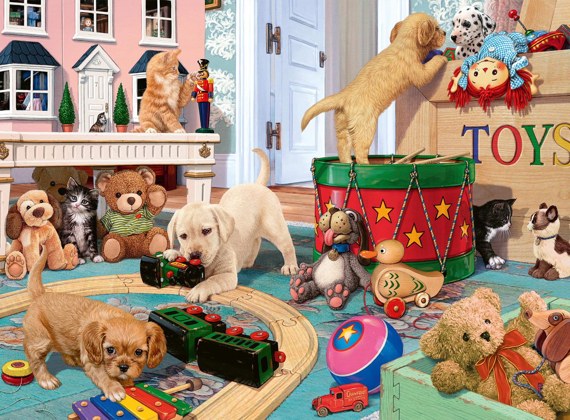 Ravensburger Puppies Playtime 150 Piece Jigsaw Puzzle for Kids Age 7 Years Up, Multicolor, 150 bitar, 9.09 x 13.19 tum - Image 2