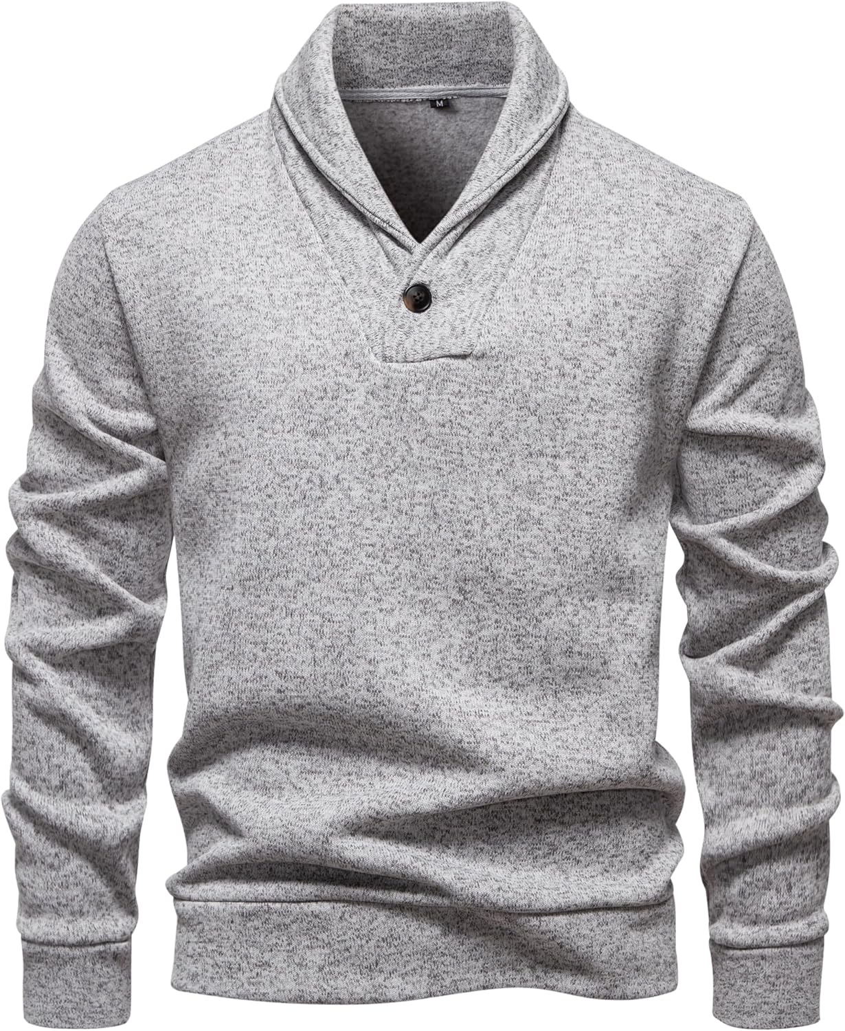 Men's Casual Slim Fit Pullover Sweater Knitted Thermal Sweatershirt Casual Button Sweaters for Fall Winter