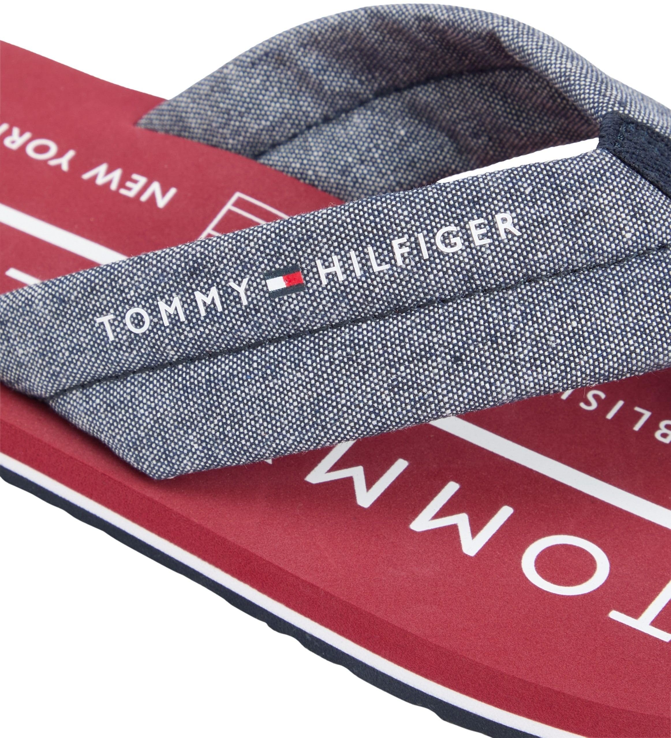 Tommy Hilfiger Chambray Beach Sandal Chanclas Hombre