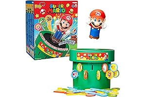 TOMY Pop Up Super Mario: Board Game for Young Kids