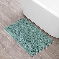 Vista 45 de Resort Collection - Tapete de baño de chenilla, 21 x 34 pulgadas, lino