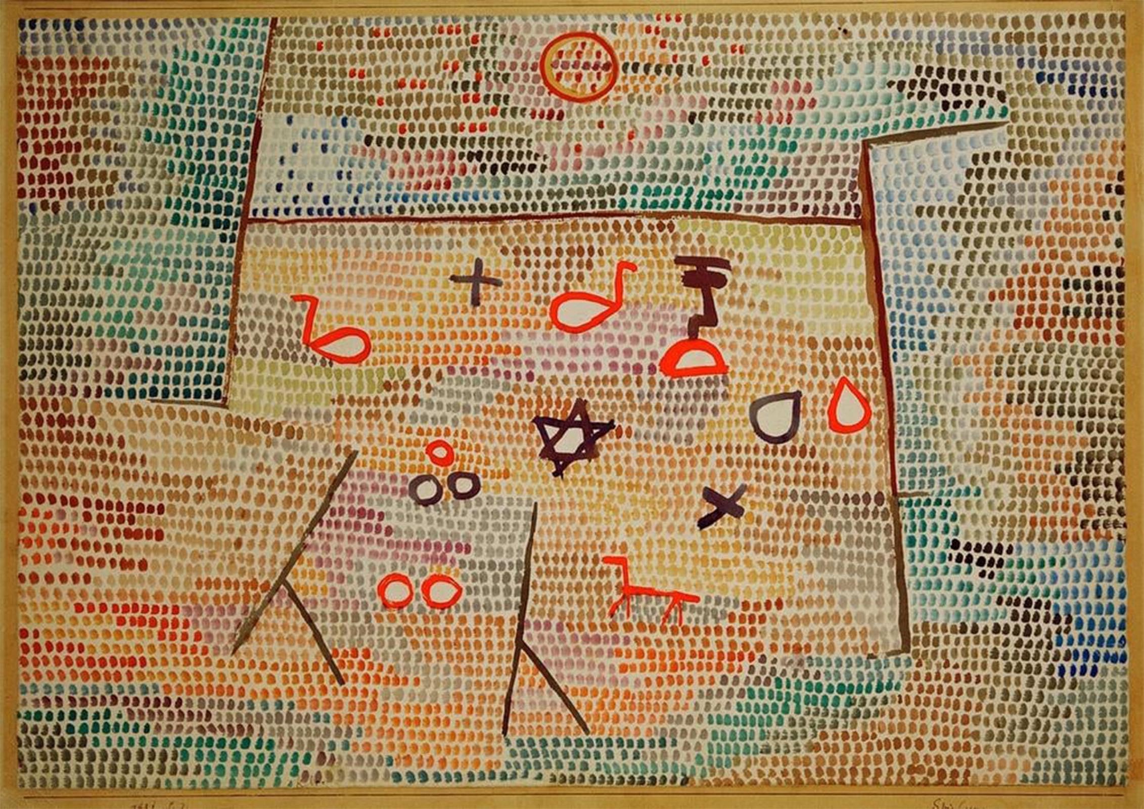 SERENDIPITP Aesthetic Poster Photo Wall Print Retro Picture Toy by Paul Klee Modern Wall Artwork for Home Decor 60x90cm