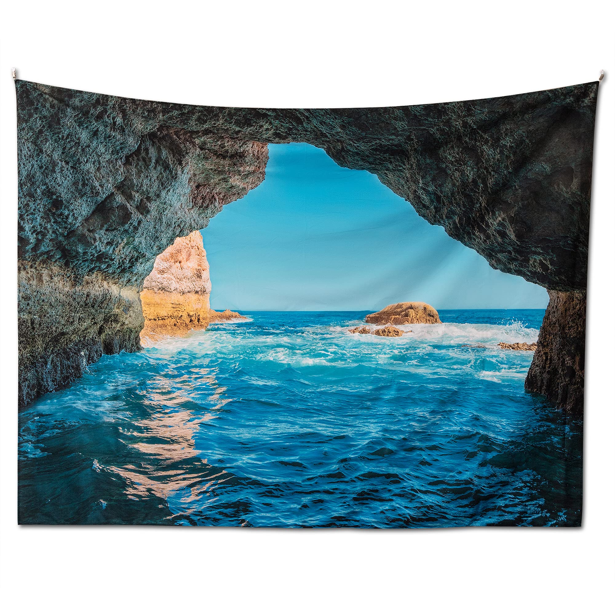 riijk Tapestry Extra Large 250 x 180 cm Sea Grotth Motif Can also be used as a picnic blanket Large wall towel for a great room atmosphere - Image 2