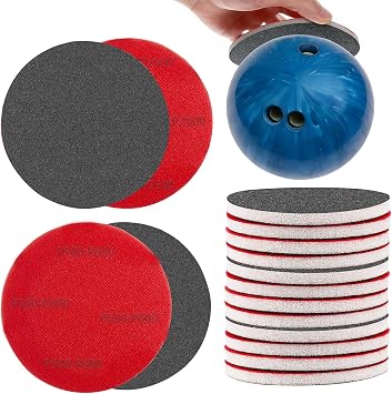 12 PCS Bowling Ball Sanding Pads, Bowling Sanding Pads Polishing Cleaning Kit, Bowling Ball Polish Pad 400, 500600, 8001000, 12001500, 2000, 2500, 3000, 5000