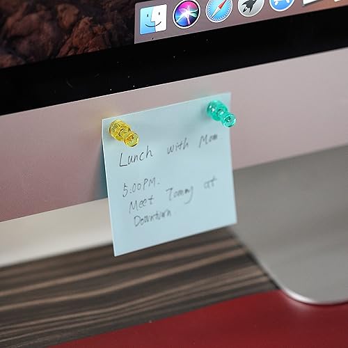 Miniatura 8 de Mr. Pen - Pines magnéticos, paquete de 12, colores surtidos, imanes para pizarra, imanes de colores, imanes de tablero, pines magnéticos, tachuelas