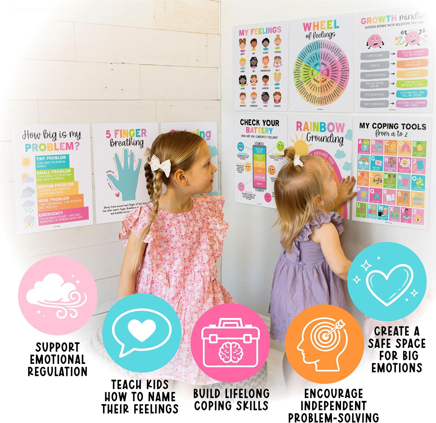 9 Calming Corner Classroom Must Haves, Coping & Feelings Poster for Kids image 5