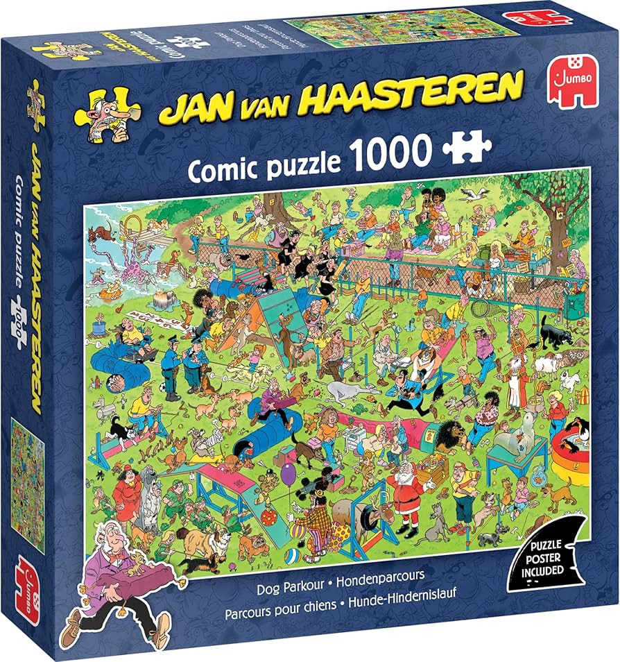 Amazon.com: Jan Van Haasteren Dog Parkour - 1000 Piece Adults Amazon.com: Jan Van Haasteren Dog Parkour - 1000 Piece Adults