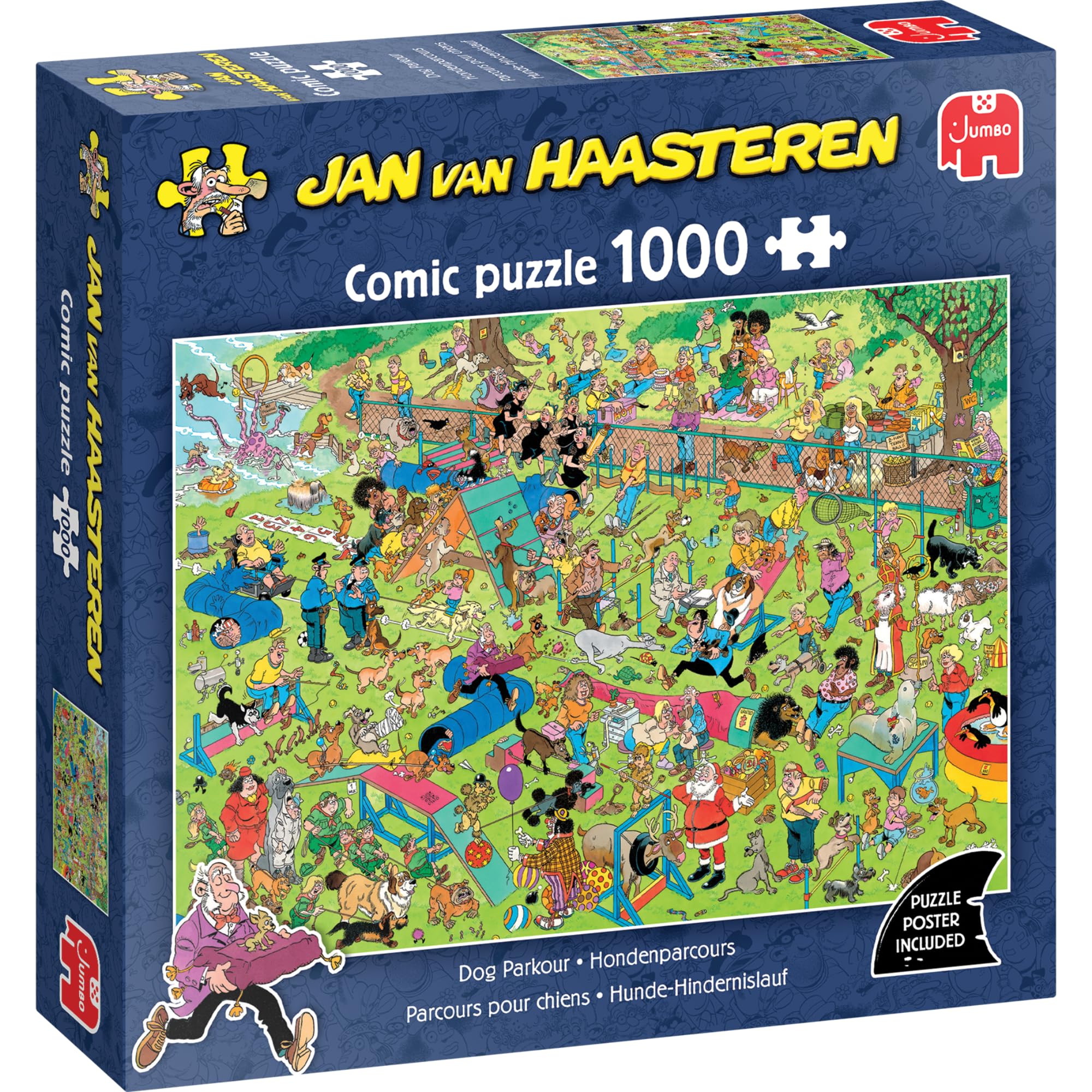 Amazon.com: Jan Van Haasteren Dog Parkour - 1000 Piece Adults