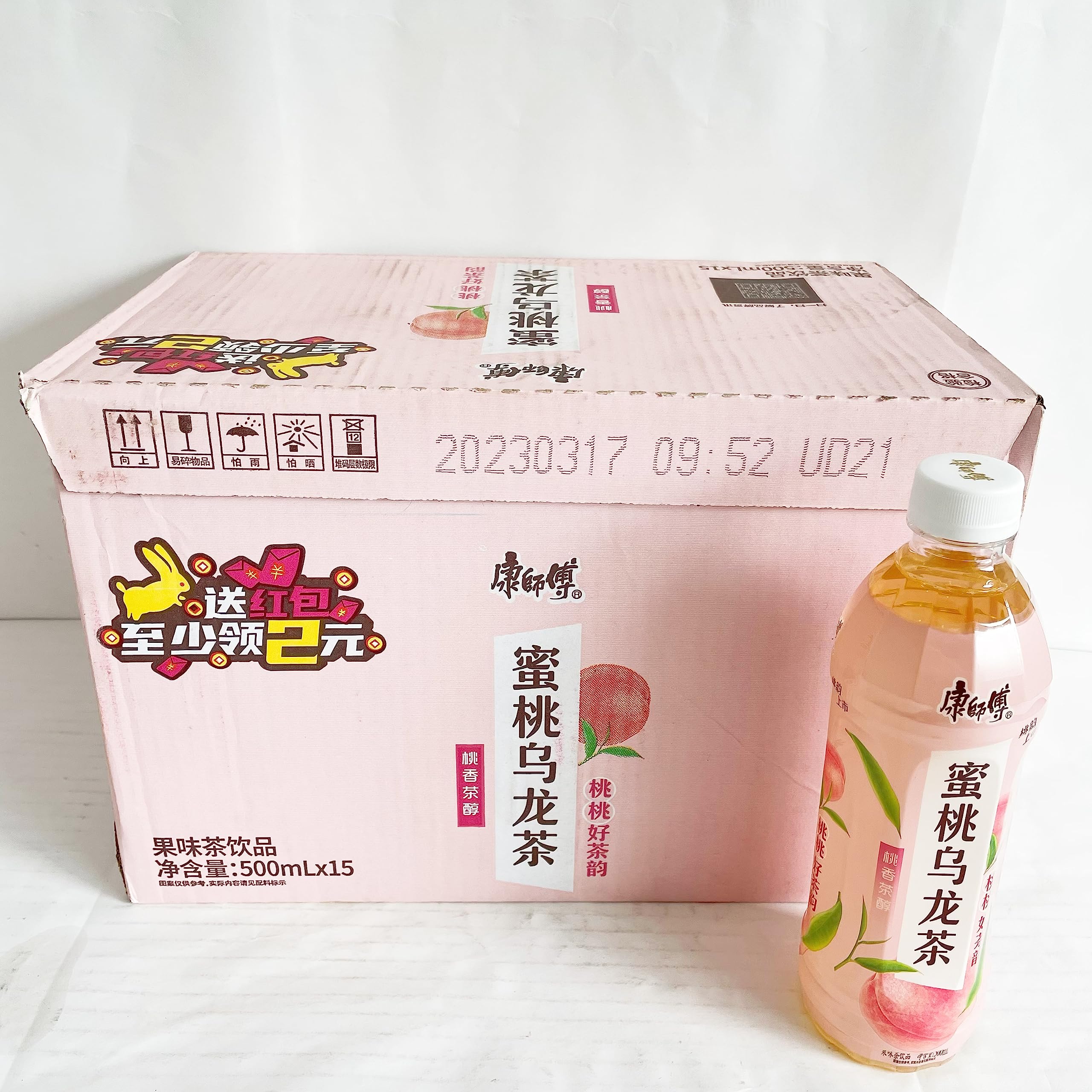 Amazon.co.jp: 康師傅 蜜桃烏龍茶 500ml ピーチウーロン茶×15本入り