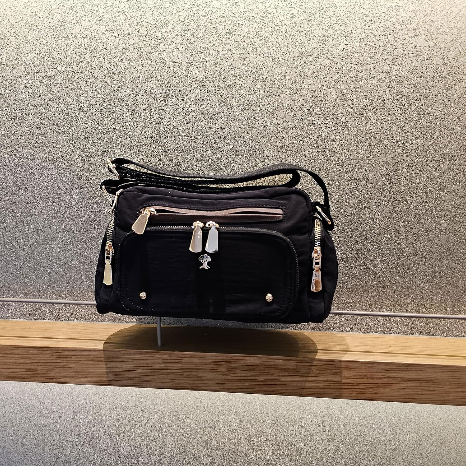 Women Fashion Tote Crossbody Handbags for Women Multi Pockets Shoulder Bag Nylon Travel Purse - Image 3