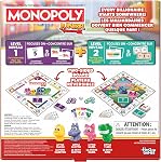 Monopoly Junior Jeu de société 2 Jeux en 1 pour les jeunes enfants, 2-Sided Âges 4+ | 2 - 4 Joueurs 20 Cadeaux pour les enfants d'âge préscolaire & Version française)