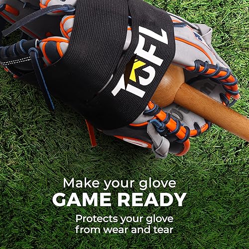 Miniatura 5 de TOFL Juego de guantes de béisbol con mazo y guante. La deformación elástica, se adapta a guantes grandes y pequeños, da forma a tu guante con la