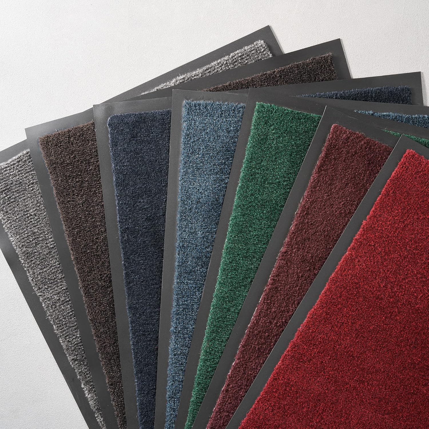 Consolidated Plastics Economy Indoor/Outdoor Entrance Floor Mat with Non-Slip Vinyl Backing, Absorbs Water, 18 Oz Heavy Duty Carpet Rug Commercial Grade (3' x 5', Brown) - Image 8