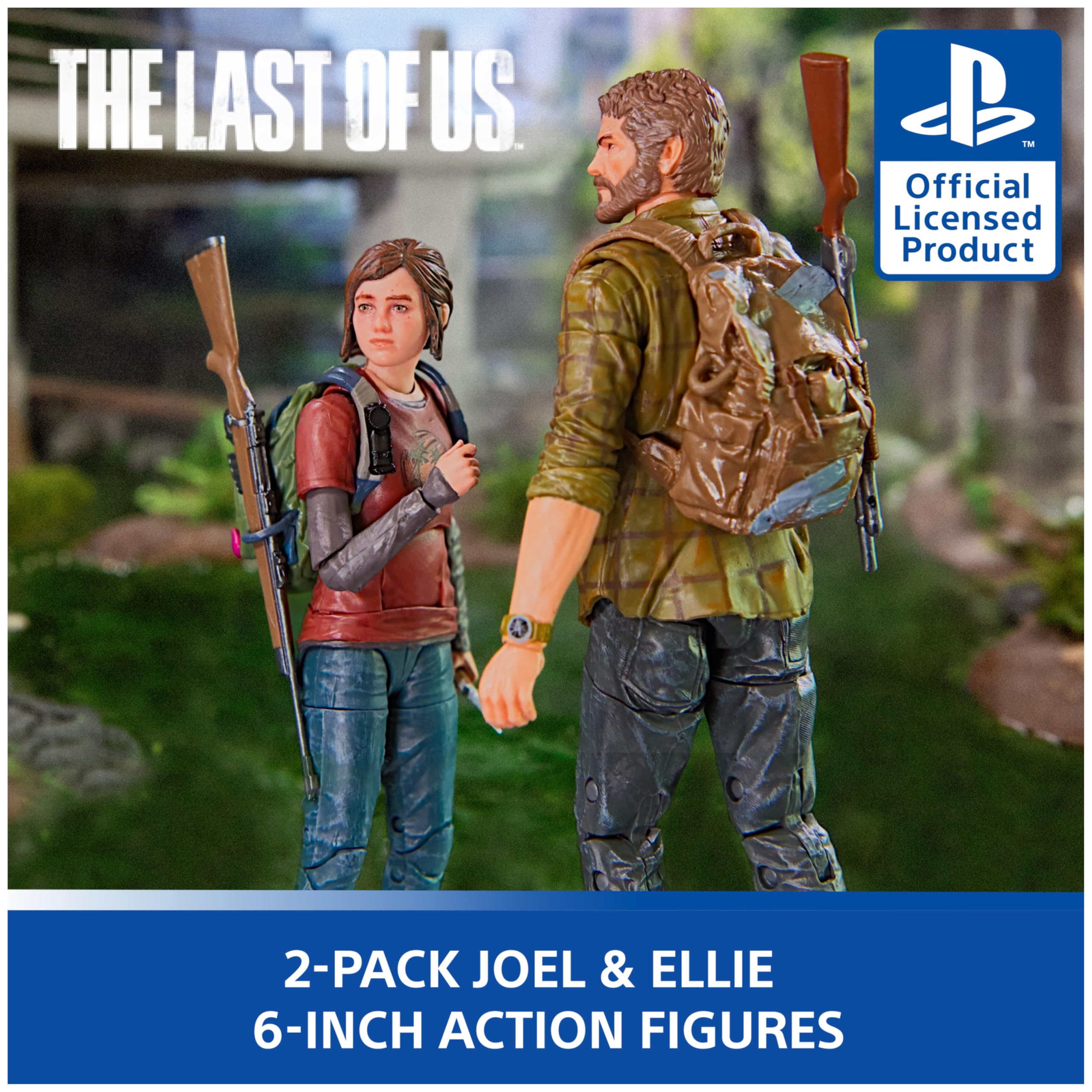 PlayStation The Last of US Joel & Ellie Action Figures 2-Pack