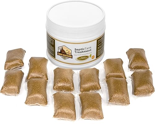 Miniatura 5 de Tratamiento de cámara séptica suministro de 1 año de paquetes solubles de bacterias vivas para descarga fácil 12 unidades la mejor manera de