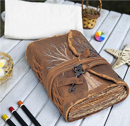 Miniatura 5 de cuero Libro de hechizos Hocus Pocus, libro de hechizos Hocus Pocus, regalos de utilería, decoraciones de Halloween, decoración de cuero, diario de