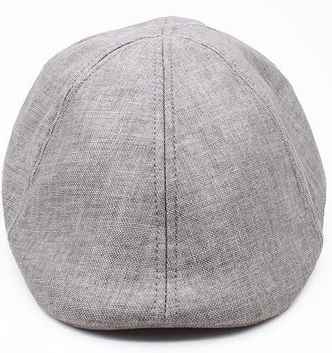Miniatura 2 de Linen Beret Ivy Duckbill Flat Cap Elegant and Sophisticated, Peaky Blinders Hat Flat Newsboy Cap Men's Hat for Golf