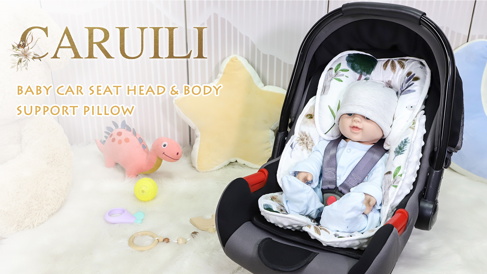 Dream Nest Baby Bed 2-in-1 Infant Car Seat Cushion Reversible