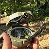 Brunton Standard Pocket Transit (TIE) - Professional aluminium country navigation compass with induction damped needle, clinometer and 0-360 degree Azimuth - Made in USA