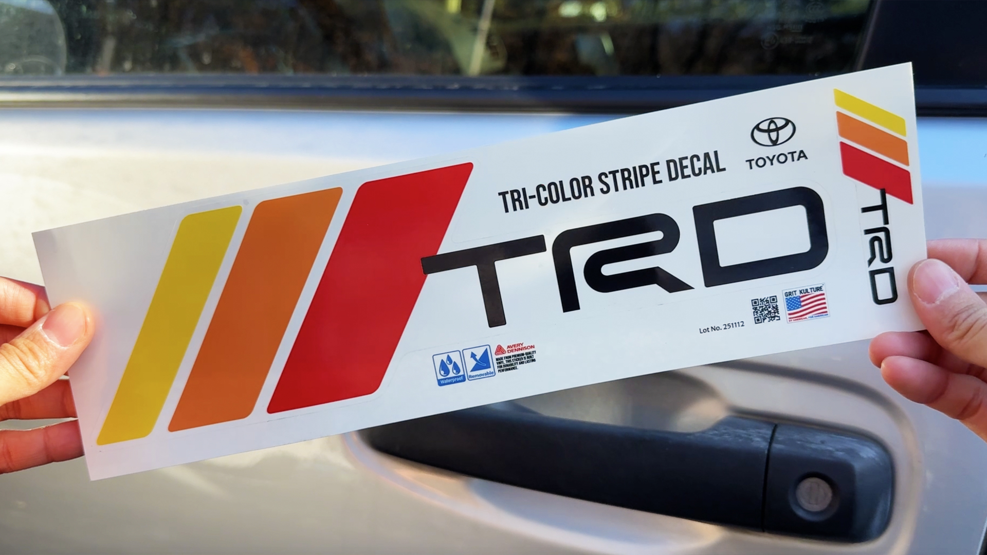 Amazon.com: GRITKULTURE Removable TRD Decal Graphic Sticker 10inch
